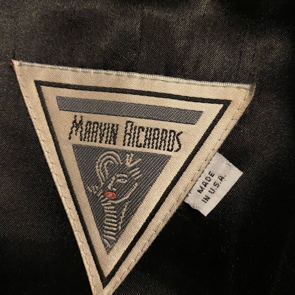 Marvin Richards Long Wool/Cashmere coat. Black size 6 - Picture 5 of 9
